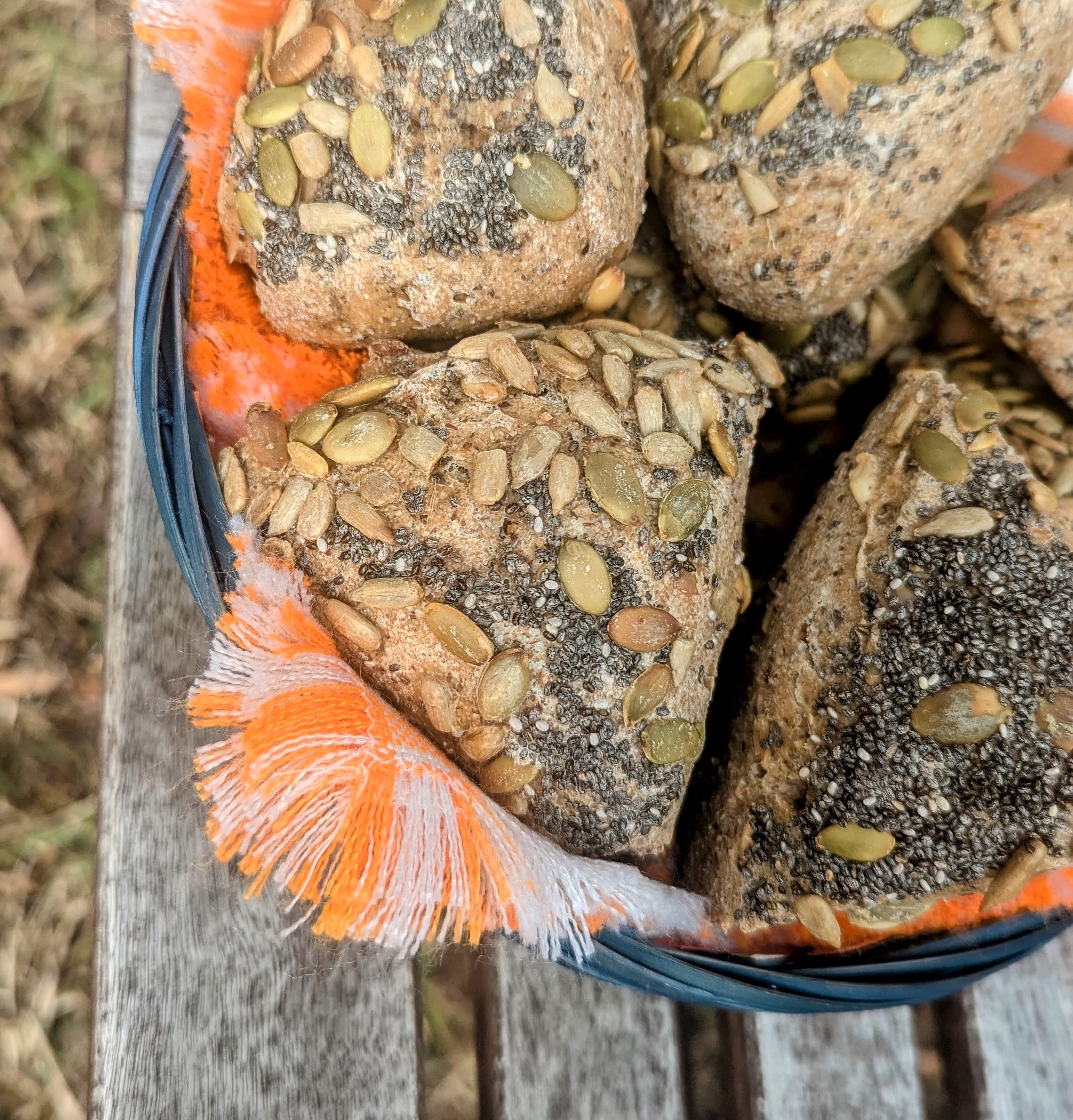 Triangular Seed Rolls (14 rolls) | Fritzi's German Bakery, Goleta, CA